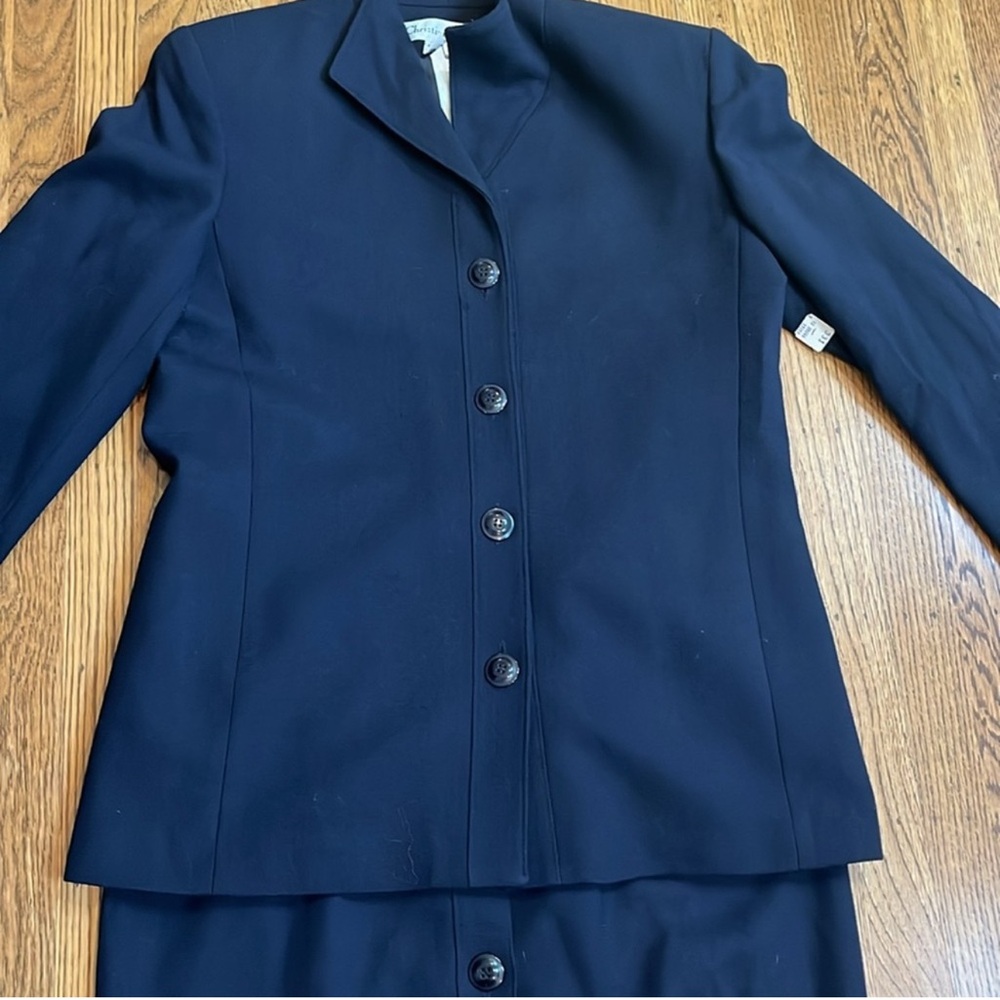 Dior Navy Blue Skirt Set - Picture 2 of 9